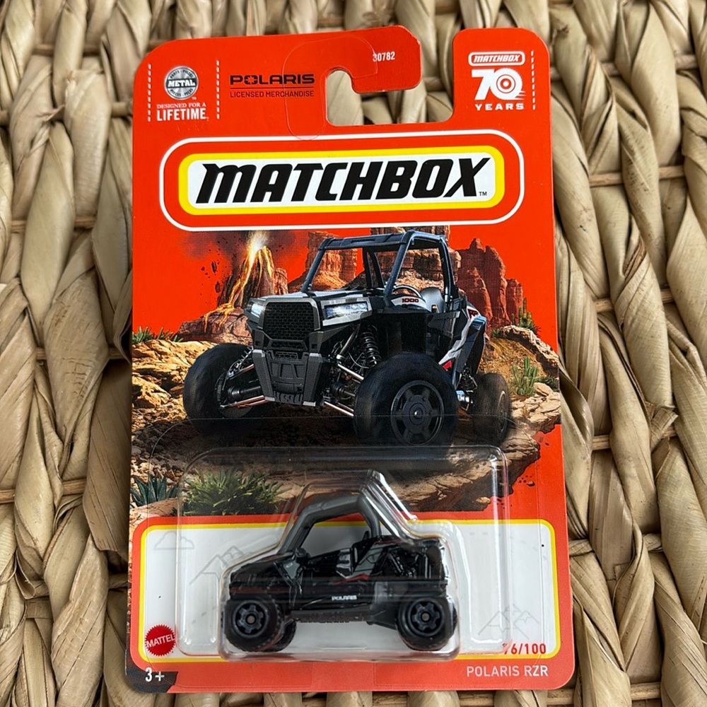Matchbox Car Polaris RZR ATV SUV 76/100 MBX 70 years